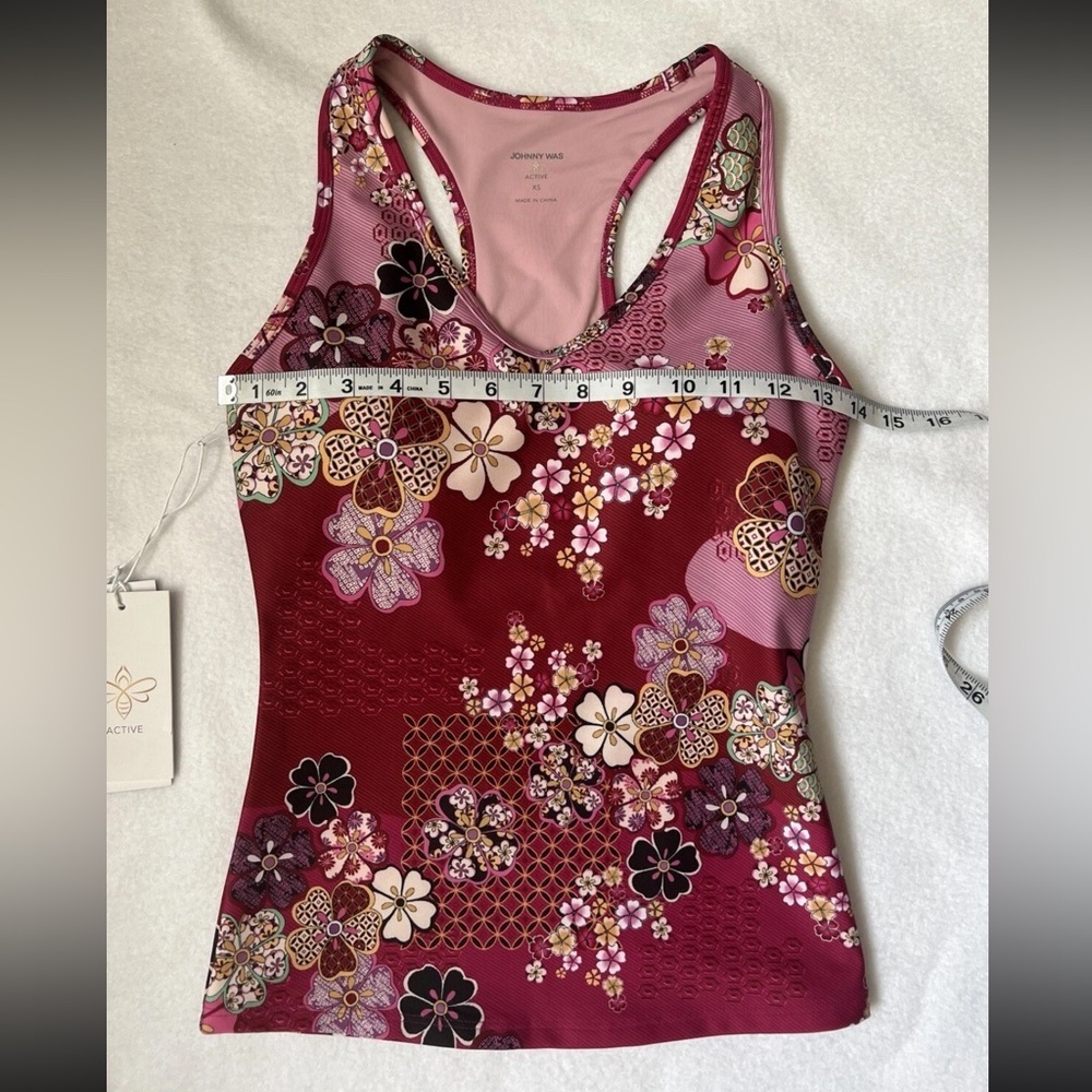 NWT Johnny Was Women's Yama Bee Active Mesh Tank MTI XS - Picture 5 of 8